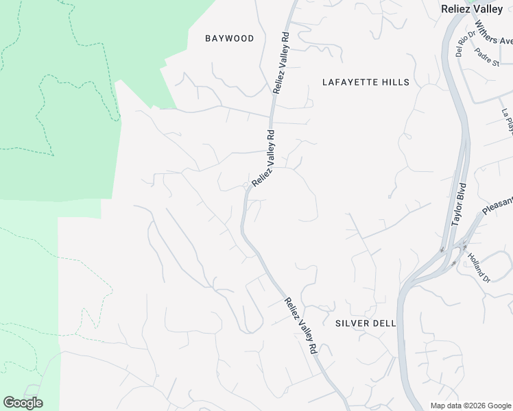 map of restaurants, bars, coffee shops, grocery stores, and more near 8 Gable Lane in Lafayette