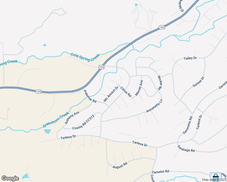 map of restaurants, bars, coffee shops, grocery stores, and more near Mc Annich Drive in Colorado City