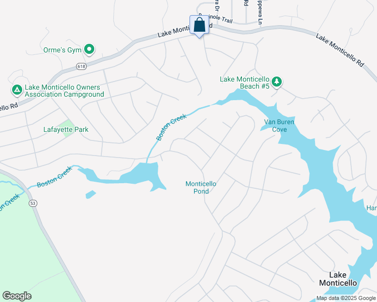 map of restaurants, bars, coffee shops, grocery stores, and more near 426 Jefferson Drive in Palmyra