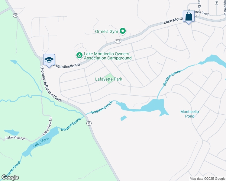 map of restaurants, bars, coffee shops, grocery stores, and more near 462 Jefferson Drive in Palmyra