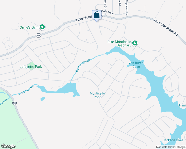 map of restaurants, bars, coffee shops, grocery stores, and more near 2-20 Briarwood Road in Palmyra