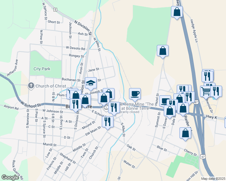 114 North Allen Street, Bonne Terre MO Walk Score