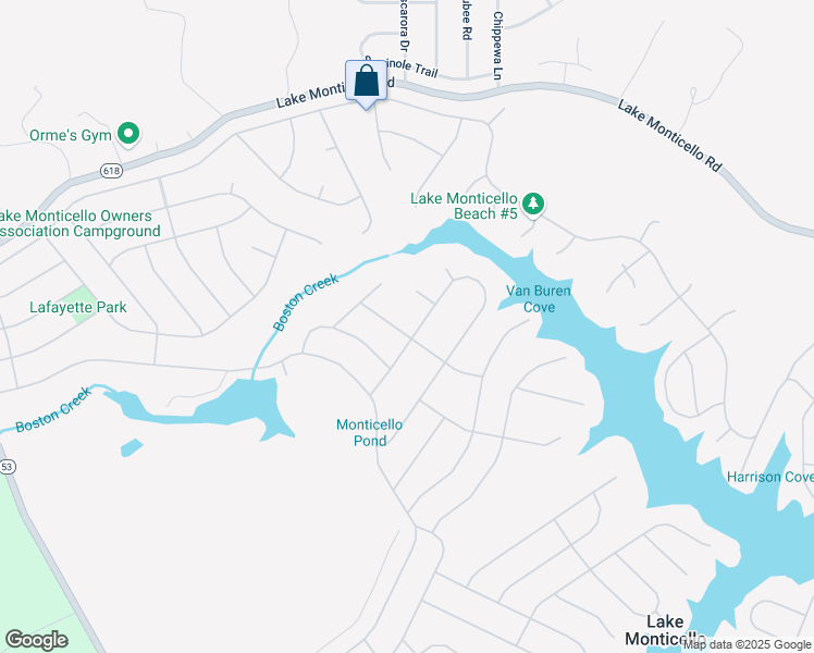 map of restaurants, bars, coffee shops, grocery stores, and more near 14 North Bearwood Drive in Palmyra