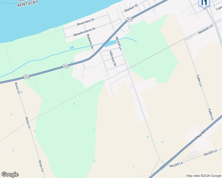 map of restaurants, bars, coffee shops, grocery stores, and more near 1385 Lincoln Rd in Lewisport