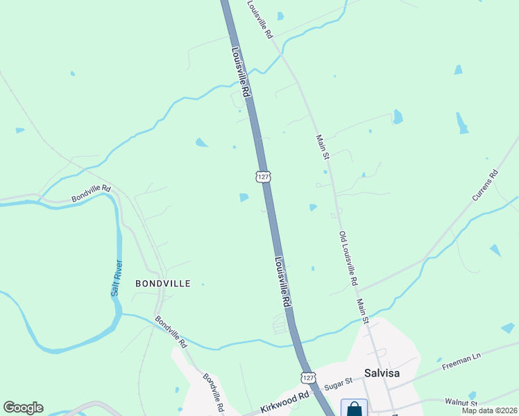 map of restaurants, bars, coffee shops, grocery stores, and more near 5200 Louisville Road in Salvisa