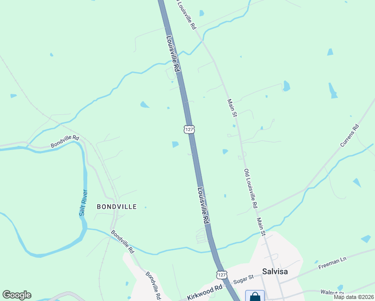 map of restaurants, bars, coffee shops, grocery stores, and more near 5200 Louisville Road in Salvisa