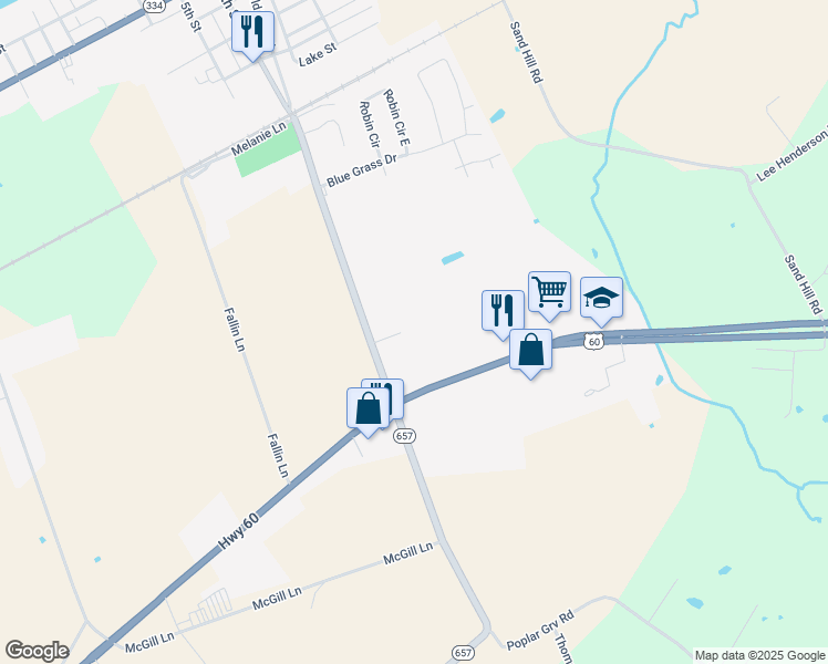 map of restaurants, bars, coffee shops, grocery stores, and more near 1570 4th Street in Lewisport