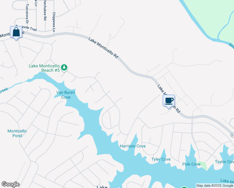 map of restaurants, bars, coffee shops, grocery stores, and more near 8 Chestnut Court in Palmyra