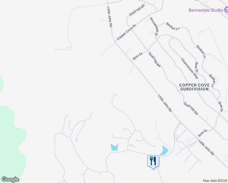 map of restaurants, bars, coffee shops, grocery stores, and more near 15 Rock Ridge Court in Copperopolis