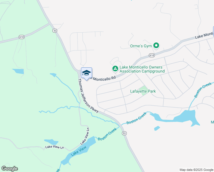 map of restaurants, bars, coffee shops, grocery stores, and more near 532 Jefferson Drive in Palmyra