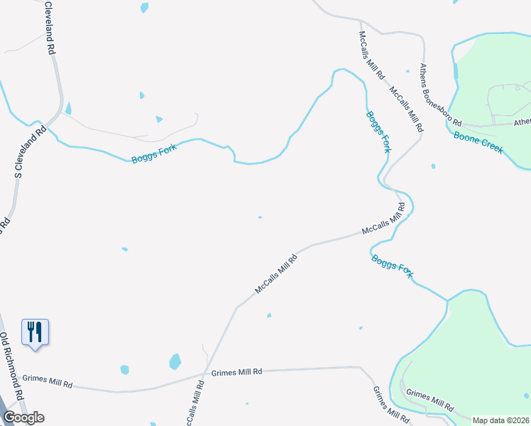 map of restaurants, bars, coffee shops, grocery stores, and more near 755 McCalls Mill Road in Lexington