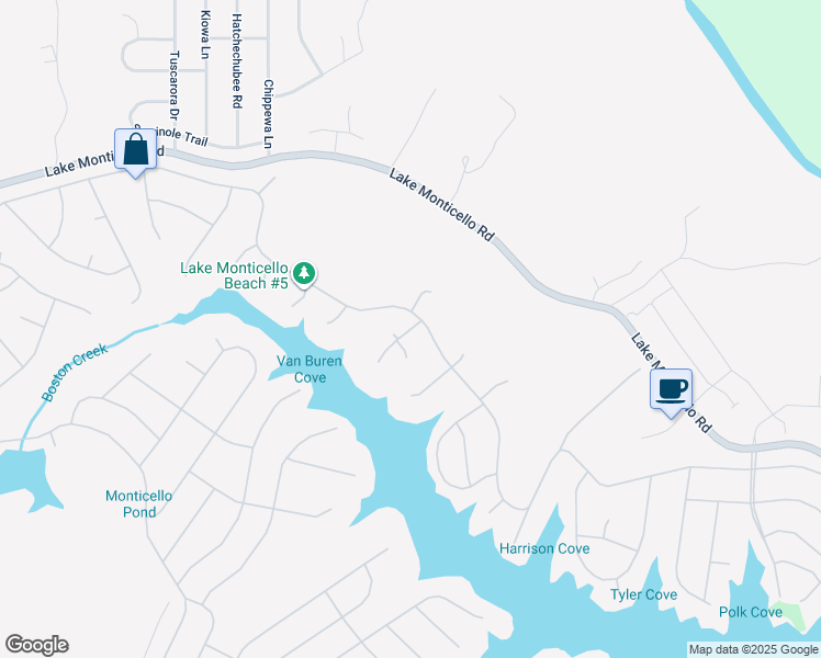 map of restaurants, bars, coffee shops, grocery stores, and more near 7 Clark Court in Palmyra