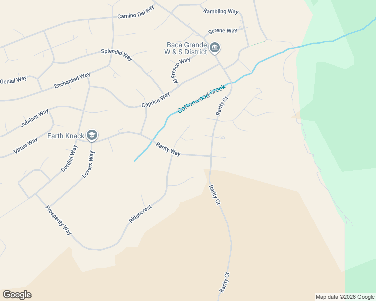 map of restaurants, bars, coffee shops, grocery stores, and more near 4351 Rarity Way in Crestone