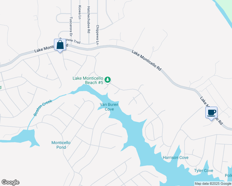 map of restaurants, bars, coffee shops, grocery stores, and more near 5 Kanawha Court in Palmyra