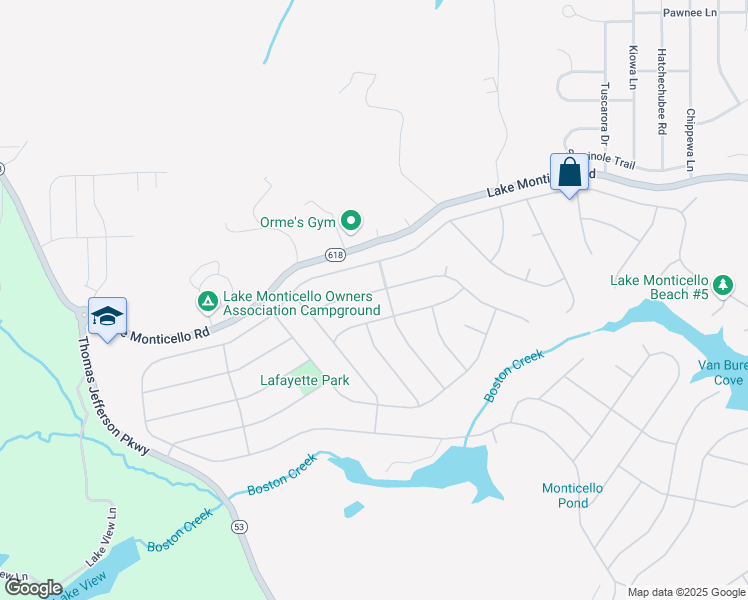 map of restaurants, bars, coffee shops, grocery stores, and more near 15 Englewood Drive in Palmyra