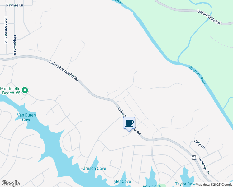 map of restaurants, bars, coffee shops, grocery stores, and more near 96 Archer Drive in Palmyra