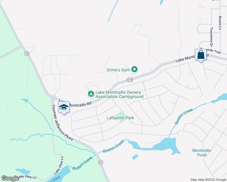 map of restaurants, bars, coffee shops, grocery stores, and more near 563 Jefferson Drive in Palmyra