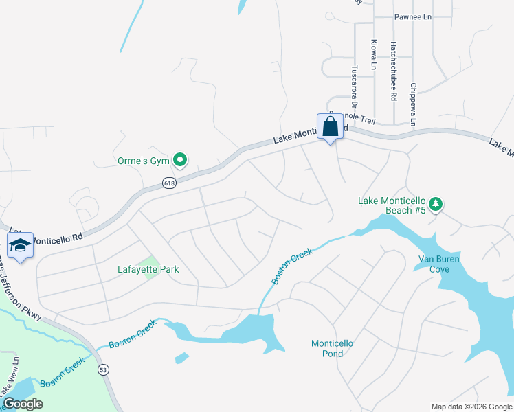 map of restaurants, bars, coffee shops, grocery stores, and more near 39 Englewood Drive in Palmyra