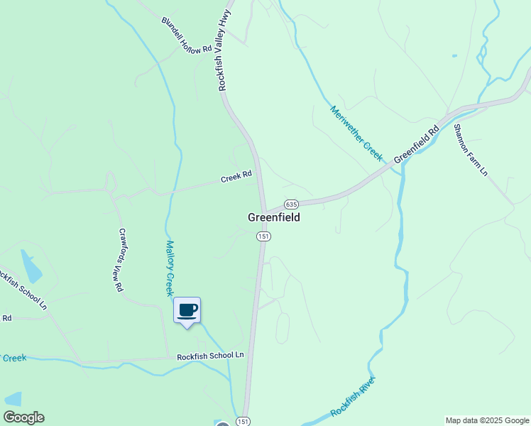 map of restaurants, bars, coffee shops, grocery stores, and more near 6233 Rockfish Valley Highway in Afton