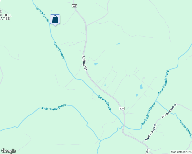 map of restaurants, bars, coffee shops, grocery stores, and more near 3867 Rolling Road in Scottsville