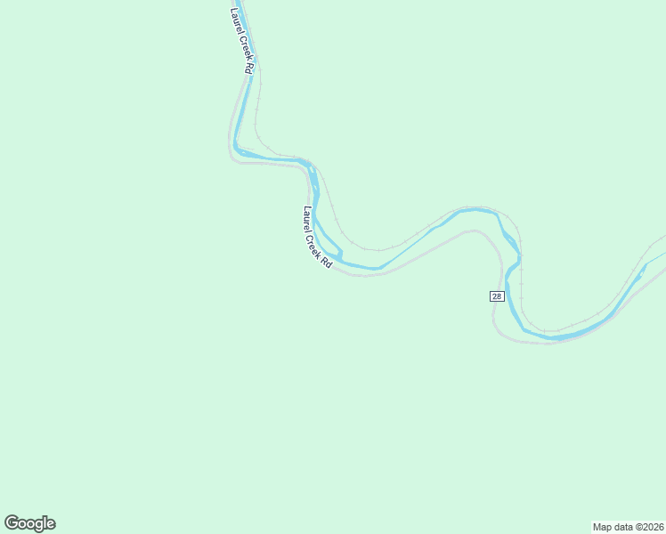 map of restaurants, bars, coffee shops, grocery stores, and more near Laurel Creek Road in Clothier