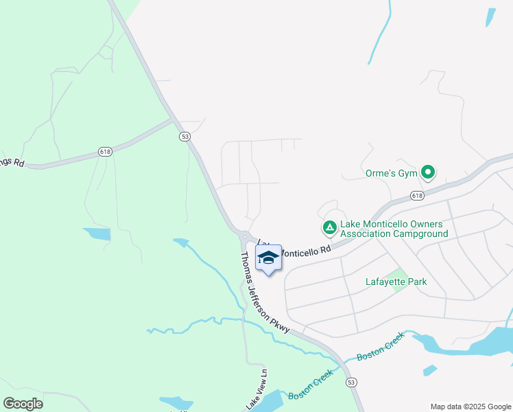 map of restaurants, bars, coffee shops, grocery stores, and more near 109 Oldfield Drive in Cunningham
