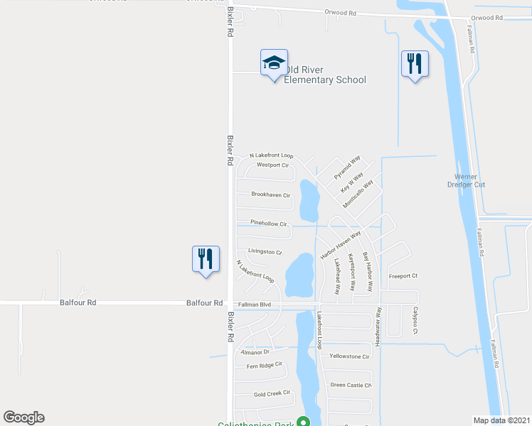 map of restaurants, bars, coffee shops, grocery stores, and more near 8341 Brookhaven Circle in Discovery Bay