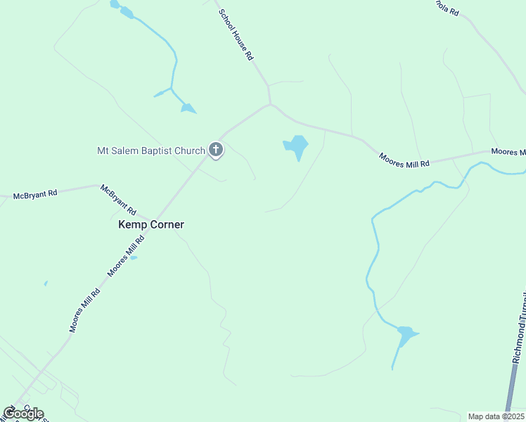 map of restaurants, bars, coffee shops, grocery stores, and more near 16384 Moores Mill Road in Ruther Glen