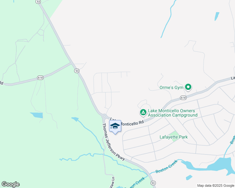 map of restaurants, bars, coffee shops, grocery stores, and more near 214 Horse Path Lane in Cunningham