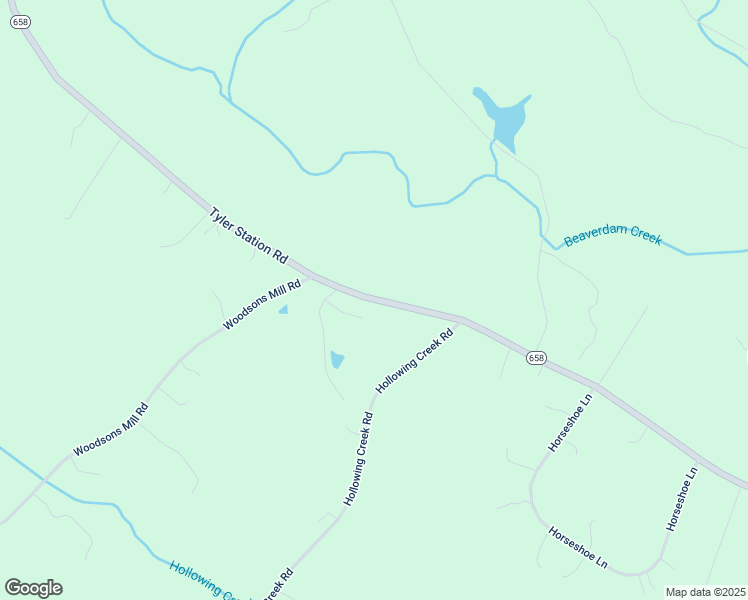 map of restaurants, bars, coffee shops, grocery stores, and more near Tyler Station Road in Hanover County