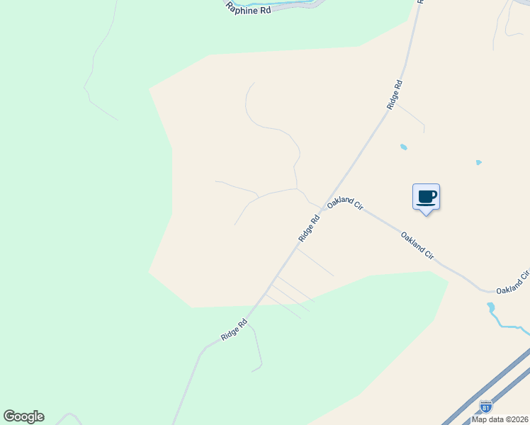 map of restaurants, bars, coffee shops, grocery stores, and more near 190 Ridgemore Drive in Raphine