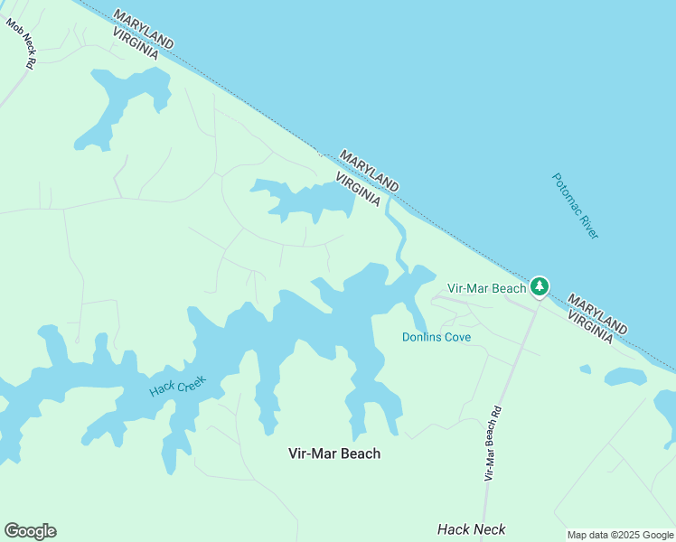 map of restaurants, bars, coffee shops, grocery stores, and more near 47 Witch Duck Circle in Heathsville