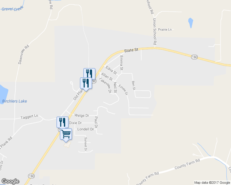 map of restaurants, bars, coffee shops, grocery stores, and more near 111 Neil Street in Chester