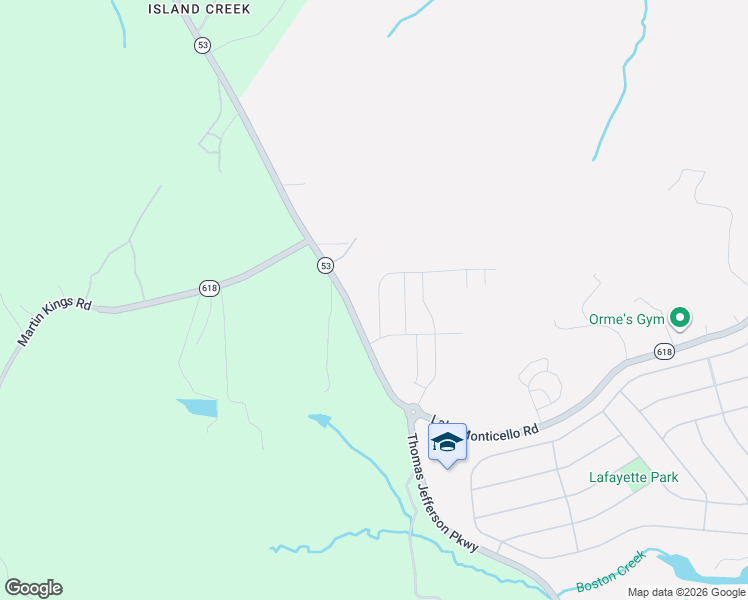 map of restaurants, bars, coffee shops, grocery stores, and more near 114 Horse Path Drive in Cunningham