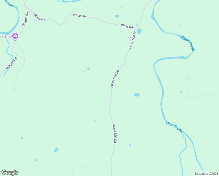 map of restaurants, bars, coffee shops, grocery stores, and more near 2640 Fords Mill Road in Versailles