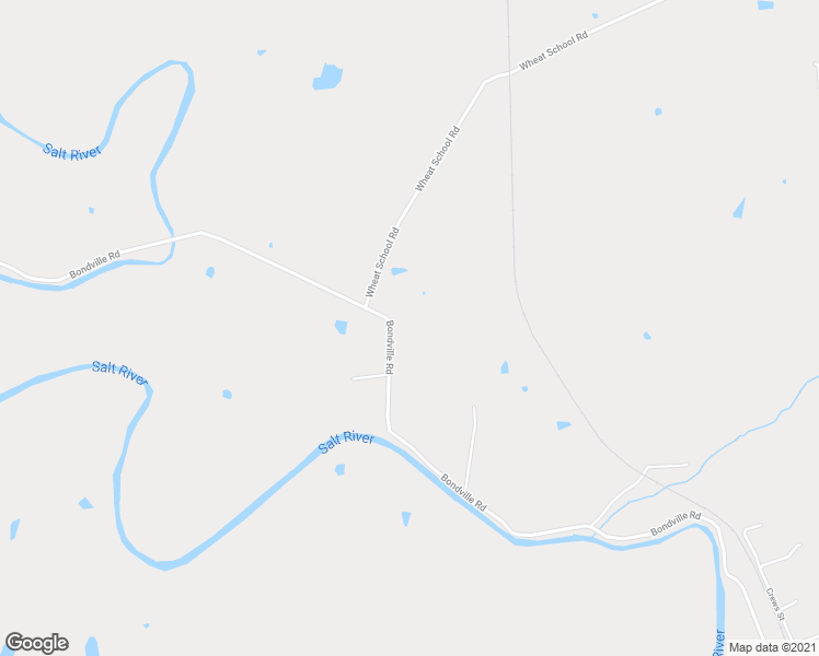 map of restaurants, bars, coffee shops, grocery stores, and more near 985 Bondville Road in Salvisa