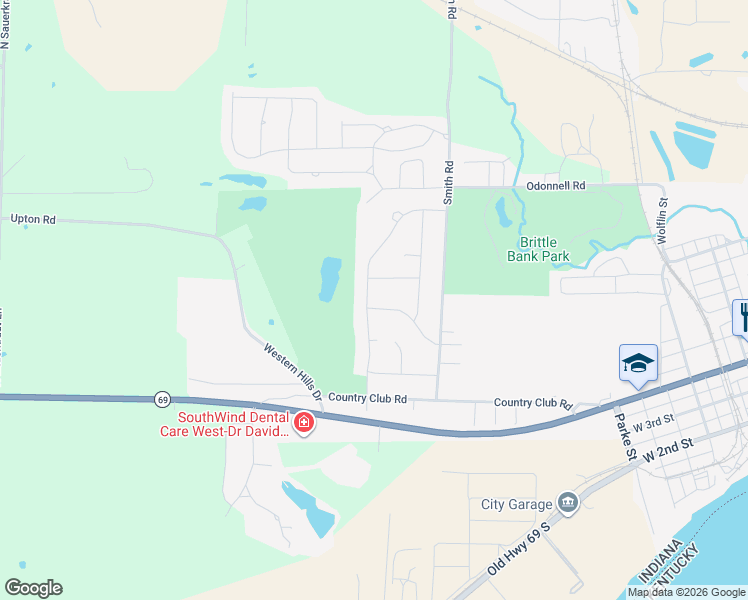 map of restaurants, bars, coffee shops, grocery stores, and more near 35 Parkridge Drive in Mount Vernon