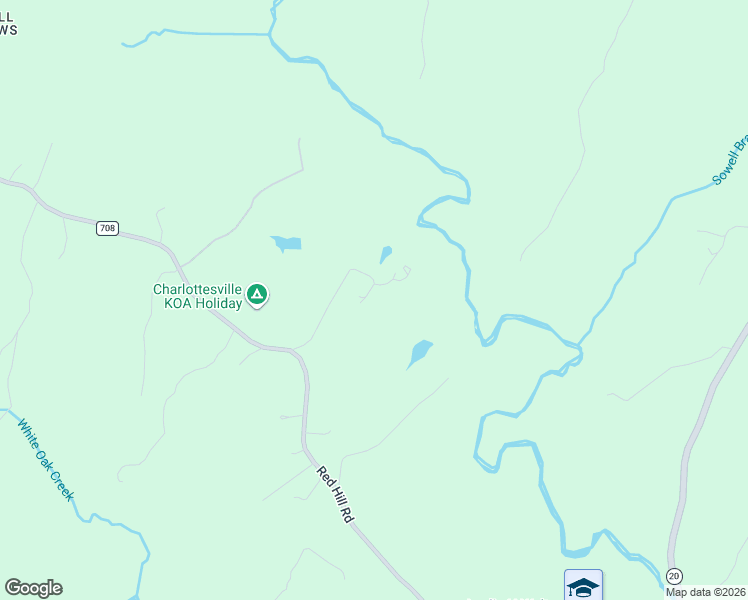 map of restaurants, bars, coffee shops, grocery stores, and more near 3867 Red Hill Road in Charlottesville