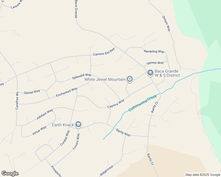 map of restaurants, bars, coffee shops, grocery stores, and more near 3630 Splendid Way in Crestone