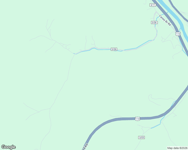 map of restaurants, bars, coffee shops, grocery stores, and more near 11 Cabin Road in Chapmanville