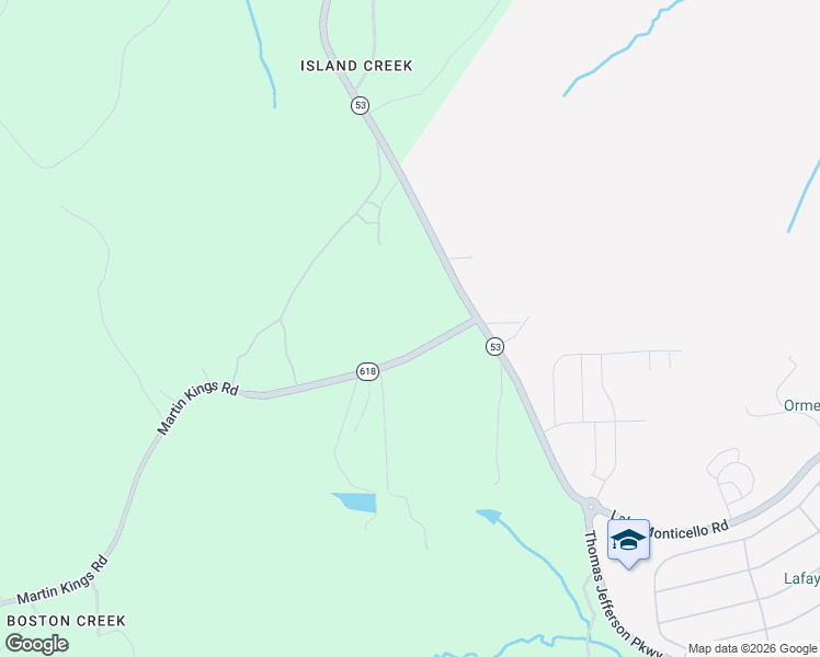 map of restaurants, bars, coffee shops, grocery stores, and more near 141 Martin Kings Road in Charlottesville