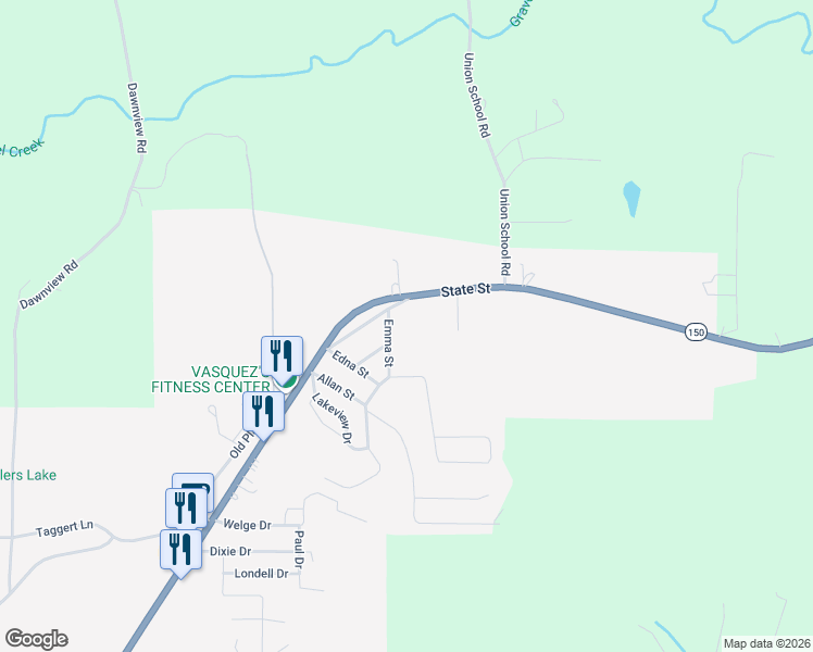 map of restaurants, bars, coffee shops, grocery stores, and more near 2820 State Street in Chester