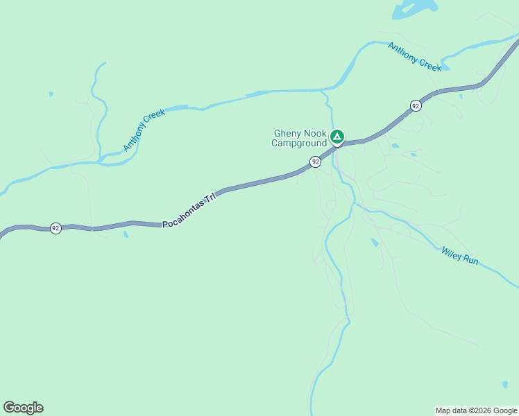 map of restaurants, bars, coffee shops, grocery stores, and more near 12064 West Virginia 92 in White Sulphur Springs