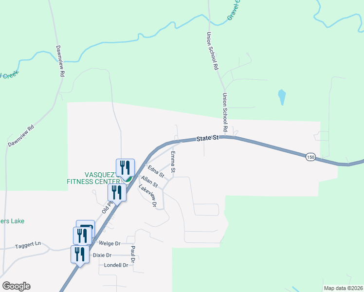 map of restaurants, bars, coffee shops, grocery stores, and more near 2820 State Street in Chester