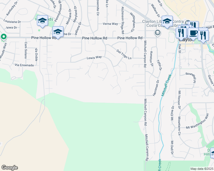 map of restaurants, bars, coffee shops, grocery stores, and more near 1150 Butternut Way in Concord