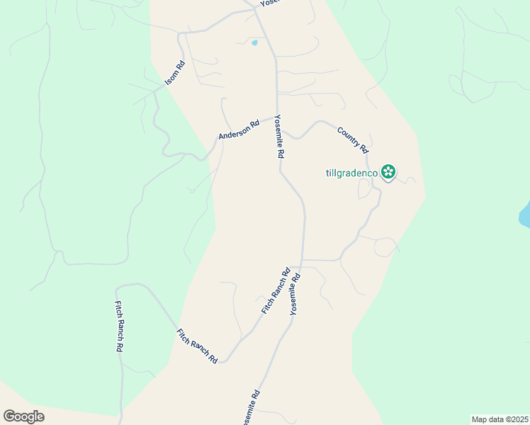 map of restaurants, bars, coffee shops, grocery stores, and more near 17300 Yosemite Road in Sonora