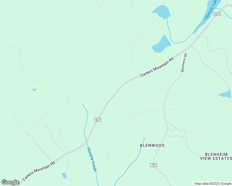 map of restaurants, bars, coffee shops, grocery stores, and more near Carters Mountain Road in Charlottesville