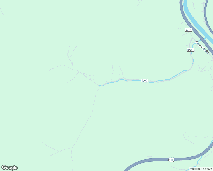 map of restaurants, bars, coffee shops, grocery stores, and more near 11 Cabin Road in Chapmanville