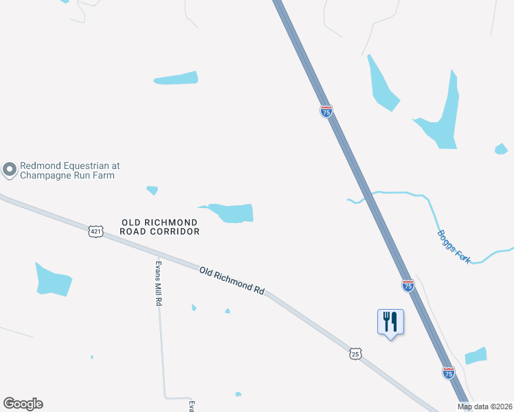 map of restaurants, bars, coffee shops, grocery stores, and more near 6481 Old Richmond Road in Lexington