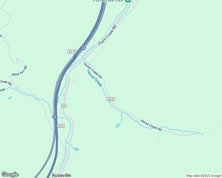 map of restaurants, bars, coffee shops, grocery stores, and more near 283 Horse Creek Road in Scarbro